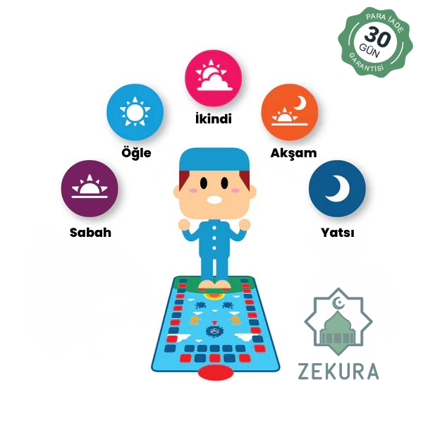 Eğitici Sesli Çocuk Seccadesi