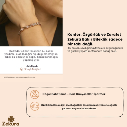 Zekura™ Doğal Bakır Bileklik
