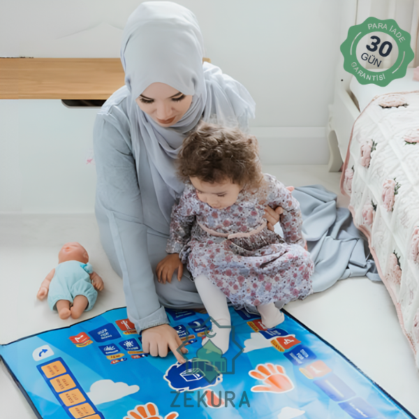 Eğitici Sesli Çocuk Seccadesi